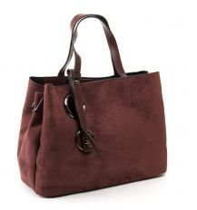 Сумка Женская Классическая иск-замш FASHION 1-011 3856 brown Распродажа Сумка Женская Классическая иск-замш FASHION 1-011 3856 brown Распродажа