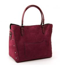 Сумка Женская Классическая иск-замш FASHION 1-011 5124 red Распродажа Сумка Женская Классическая иск-замш FASHION 1-011 5124 red Распродажа