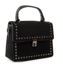 Сумка Женская Классическая иск-замш FASHION 1-011 5706 black Распродажа Сумка Женская Классическая иск-замш FASHION 1-011 5706 black Распродажа