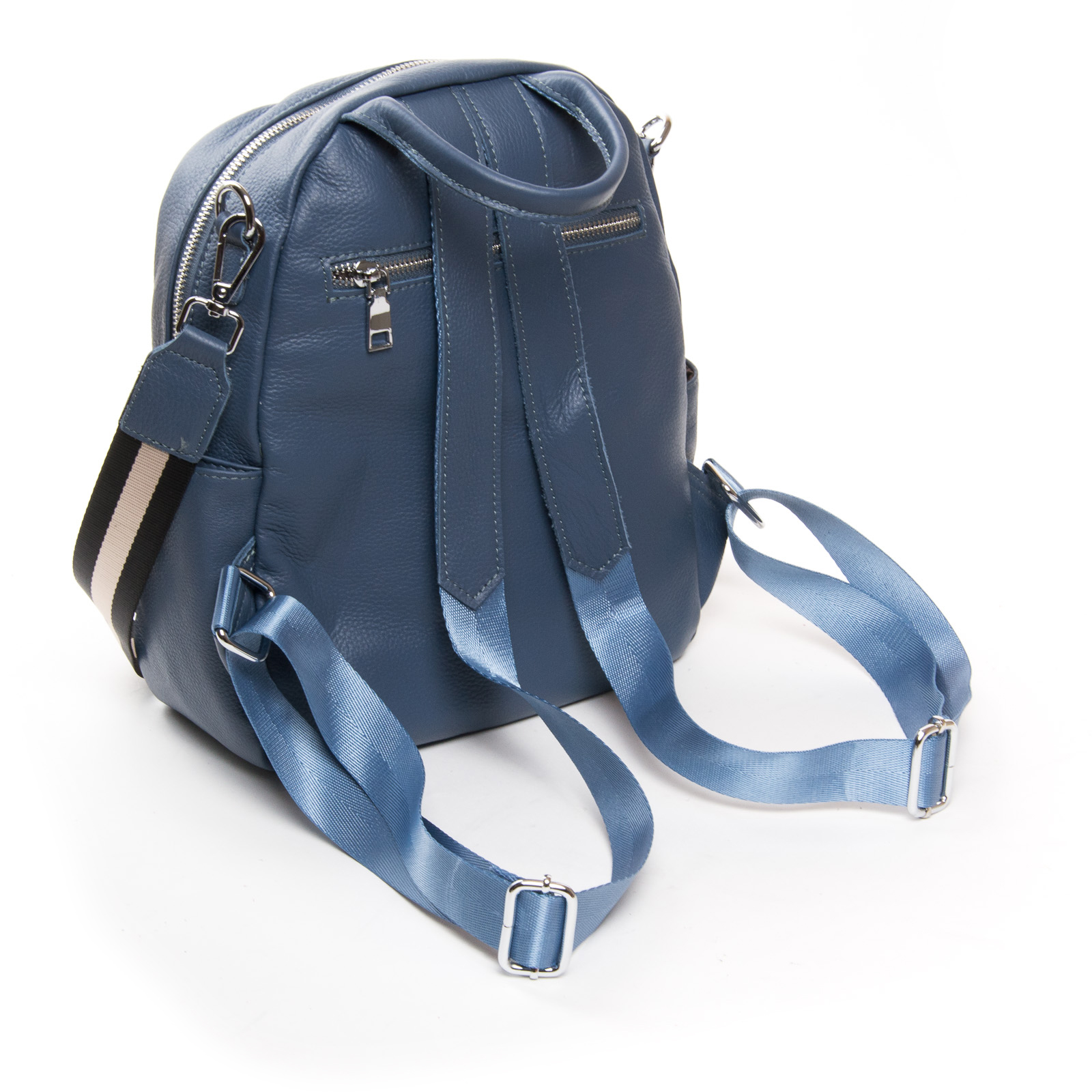 Сумка Женская Рюкзак кожа ALEX RAI 26-8905-9 l-blue