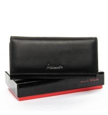 Кошелек NAPPA кожа ALESSANDRO PAOLI W1-V black Кошелек NAPPA кожа ALESSANDRO PAOLI W1-V black