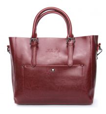 Сумка Женская Классическая кожа ALEX RAI 08-1 8223-64 wine-red Сумка Женская Классическая кожа ALEX RAI 08-1 8223-64 wine-red