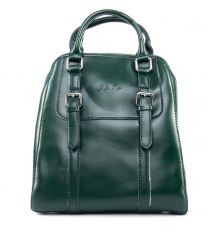 Сумка Женская Рюкзак кожа ALEX RAI 09-3 8778 green Сумка Женская Рюкзак кожа ALEX RAI 09-3 8778 green