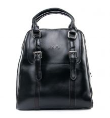 Сумка Женская Рюкзак кожа ALEX RAI 09-3 8778 black Сумка Женская Рюкзак кожа ALEX RAI 09-3 8778 black