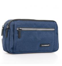 Сумка Мужская На пояс нейлон Lanpad 8288 blue Сумка Мужская На пояс нейлон Lanpad 8288 blue