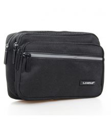 Сумка Мужская На пояс нейлон Lanpad 8289 black Сумка Мужская На пояс нейлон Lanpad 8289 black