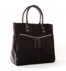 Сумка Женская Классическая замш ALEX RAI 9-03 8713-11 brown Сумка Женская Классическая замш ALEX RAI 9-03 8713-11 brown