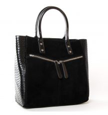 Сумка Женская Классическая замш ALEX RAI 9-03 8713-11 black Сумка Женская Классическая замш ALEX RAI 9-03 8713-11 black