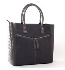 Сумка Женская Классическая замш ALEX RAI 9-03 8713-11 grey Сумка Женская Классическая замш ALEX RAI 9-03 8713-11 grey