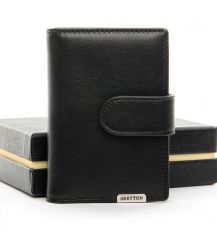 Кошелек NAPPA кожа BRETTON M4203 black Кошелек NAPPA кожа BRETTON M4203 black