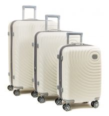 Дорожная Чемодан 31 ABS-пластик 8342 white Дорожная Чемодан 31 ABS-пластик 8342 white