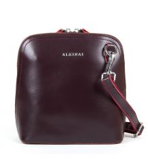 Сумка Женская Классическая кожа ALEX RAI 05-01 8803 burgundi Сумка Женская Классическая кожа ALEX RAI 05-01 8803 burgundi