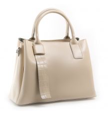 Сумка Женская Классическая кожа ALEX RAI 07-02 2235 beige Сумка Женская Классическая кожа ALEX RAI 07-02 2235 beige