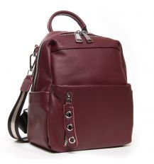 Сумка Женская Рюкзак кожа ALEX RAI 27-8903-9 red-wine Сумка Женская Рюкзак кожа ALEX RAI 27-8903-9 red-wine